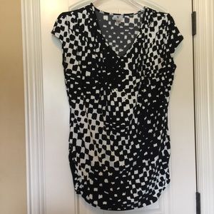 Women’s V-Neck Short Sleeve Blouse